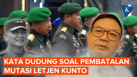 Dudung Tanggapi Pembatalan Mutasi Letjen Kunto Arief Wibowo