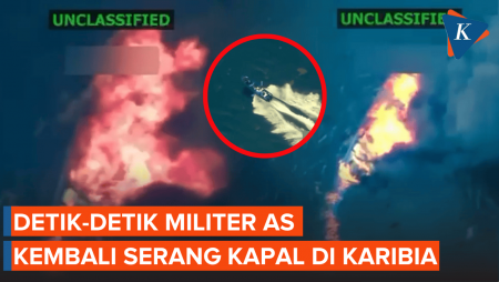 Trump Bagikan Video Serangan Ketiga Militer AS Hantam Kapal di Karibia