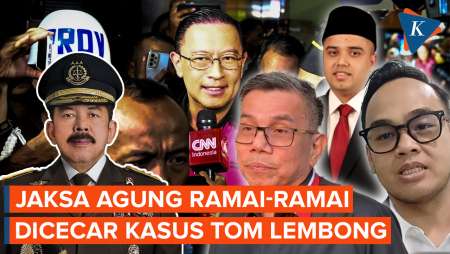 Anggota DPR Ramai-ramai Cecar Jaksa Agung soal Kasus Tom Lembong