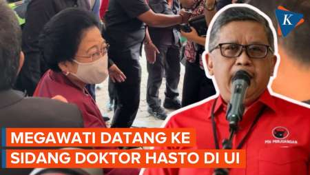 Momen Megawati, Mahfud MD hingga Ganjar Datang di Sidang Doktor Hasto Kristiyanto