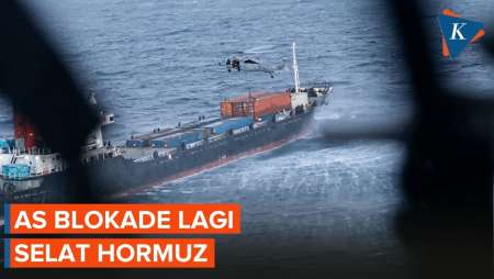 Trump Berlakukan Lagi Blokade Pelabuhan Iran