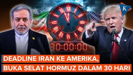 Iran Beri Amerika "Deadline" Untuk Buka Selat Hormuz Dan Hentikan Perang