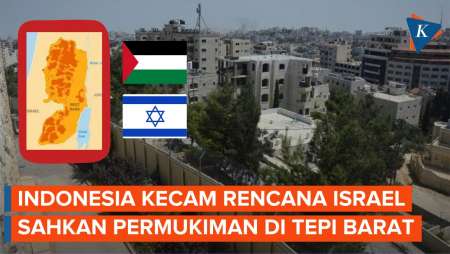 Indonesia Kecam Keras Israel yang Sahkan Permukiman Yahudi di Tepi Barat Palestina