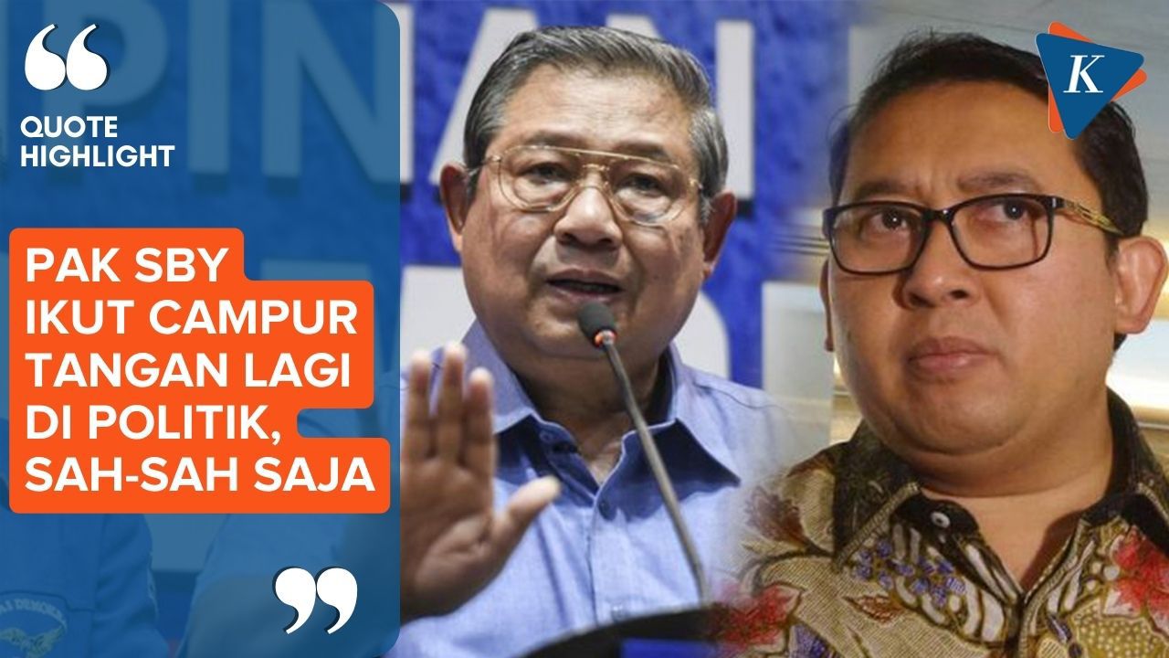 Tanggapan Fadli Zon soal SBY Ingin Turun Gunung pada Pemilu 2024