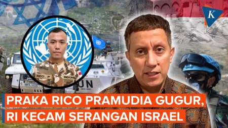 Indonesia Kecam Keras Serangan Israel yang Tewaskan Praka Rico Pramudia