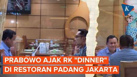 RK Diajak oleh Prabowo Santap Nasi Padang, Sebut Dapat Wejangan Ini