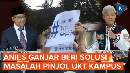 Anies dan Ganjar Bicara Solusi Pinjol UKT Kampus di Debat Capres Terakhir