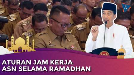 Jokowi Atur Jam Kerja ASN Selama Ramadhan, Masuk Kantor Pukul…