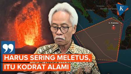 Mbah Rono Ungkap Alasan Abu Vulkanik Anak Krakatau "Piknik" Hingga Tutup Bandara Soetta
