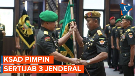 Jabatan Baru yang Resmi Disandang Tiga Jenderal TNI AD