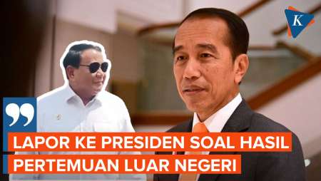 Prabowo ke Istana Temui Jokowi, Laporan soal Kunjungan Luar Negeri