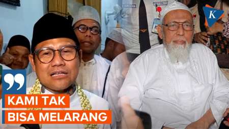 Soal Dukungan dari Abu Bakar Baasyir, Cak Imin: Kami Tak Bisa Melarang