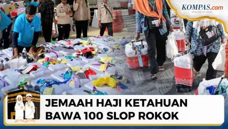 Jemaah Haji Indonesia Ketahuan Bawa 100 Slop Rokok, Terbongkar Di Bandara Jeddah