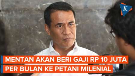 Mentan Janji Beri Gaji Rp 10 Juta Per Bulan ke Milenial yang Mau Jadi Petani