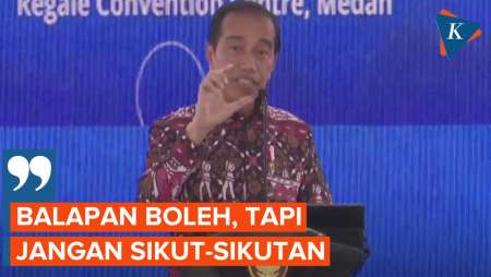 Pemilu 2024, Jokowi: Balapan Boleh, tapi Jangan Sikut-sikutan, apalagi Tendang-tendangan