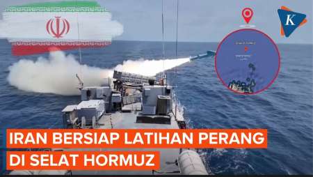 Timur Tengah Makin Memanas,  Iran Gelar Latihan Perang Di Selat Hormuz