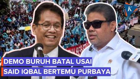 Demo Buruh Langsung Batal Usai Said Iqbal Bertemu Purbaya