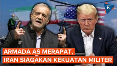 Iran Pasang Posisi Tempur Saat Kapal Perang AS Merapat