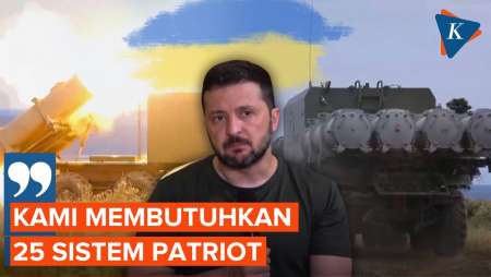 Zelenskyy: Ukraina Butuh 25 Rudal Patriot dan Lebih Banyak Jet Tempur F-16