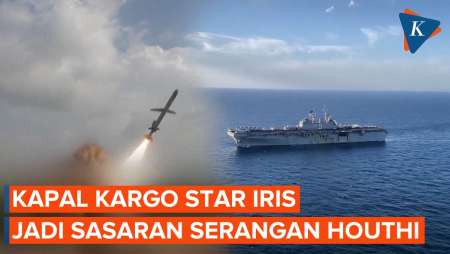 2 Rudal Houthi Yaman Sasar Kapal Kargo di Laut Merah