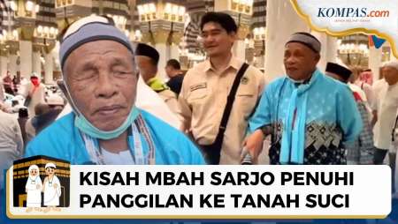Keterbatasan Fisik Tak Menyurutkan Langkah Mbah Sarjo Untuk Berhaji