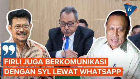 Isi Pesan WhatsApp Firli dengan SYL Terungkap