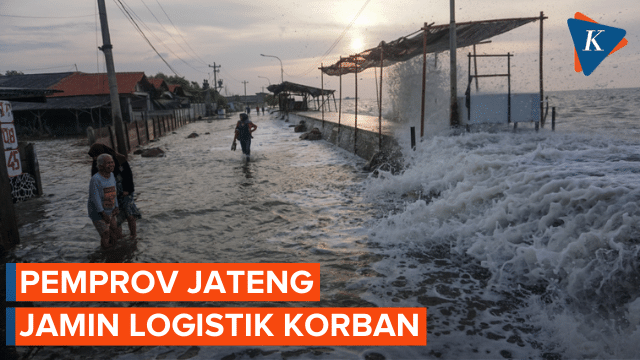 Logistik Warga Terdampak Banjir Rob Aman