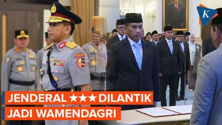 Prabowo Lantik Komjen Wiyagus Jadi Wamendagri, Bagaimana Sepak Terjangnya?