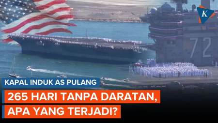 265 Hari Tanpa Berlabuh, Apa Yang Terjadi Di Atas Dek Kapal Induk AS?