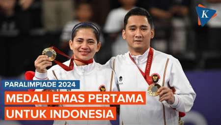 Hikmat-Ratri Sumbang Emas Pertama Indonesia di Paralimpiade 2024