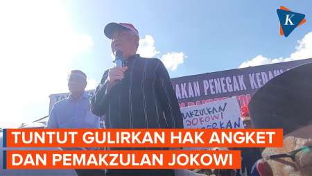 Din Syamsuddin Pimpin Aksi Demo Tolak Kecurangan Pemilu di DPR