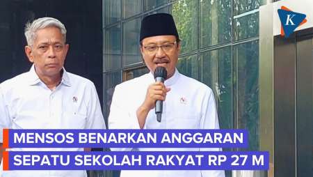 Mensos Akui Pengadaan Sepatu Sekolah Rakyat Rp 27 Miliar pada 2025, Tapi Bukan yang Viral