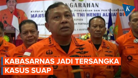 KPK Tetapkan Kepala Basarnas Tersangka Dugaan Korupsi Pengadaan Alat Deteksi Keruntuhan