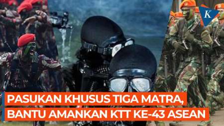 Kopassus, Denjaka, dan Kopasgat Turun Tangan dalam Pengamanan KTT Ke-43 ASEAN di Jakarta