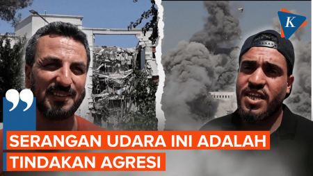 Reaksi Warga Suriah Setelah Israel Gempur Damaskus