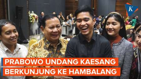 Bertemu Kaesang di Acara Ultah Luhut, Prabowo: Kapan ke Hambalang?