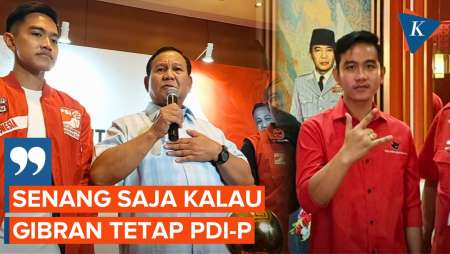 Prabowo Ingin Gibran Tetap di PDI-P, Kenapa?