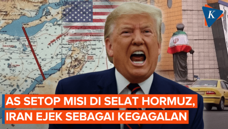 Iran Ejek Trump Usai AS Setop Misi Pengawalan Di Selat Hormuz