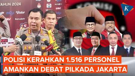 [FULL] Polisi Kerahkan 1.516 Personel Amankan Debat Pilkada Jakarta 2024