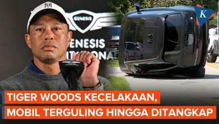 Tiger Woods Ditangkap Usai Kecelakaan, Trump Ikut Berkomentar