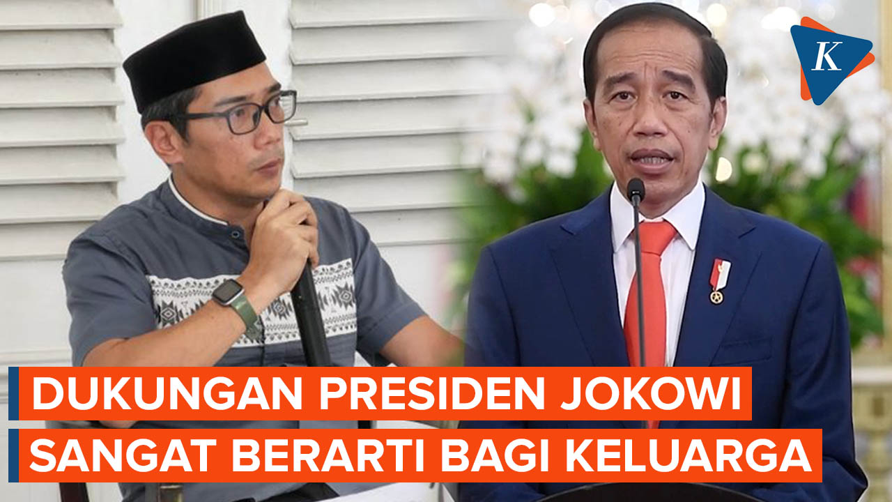 Presiden Jokowi Beri Dukungan Moril Untuk Ridwan Kamil
