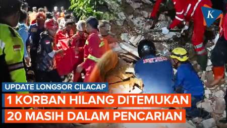 Update Longsor Cilacap: 1 Korban Hilang Ditemukan Tewas Tertindih Kasur