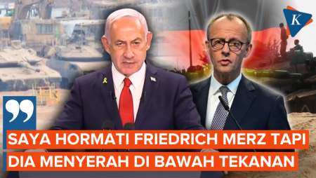 Netanyahu Murka Kanselir Jerman Setop Pasokan Senjata Setelah Israel Mau Caplok Gaza