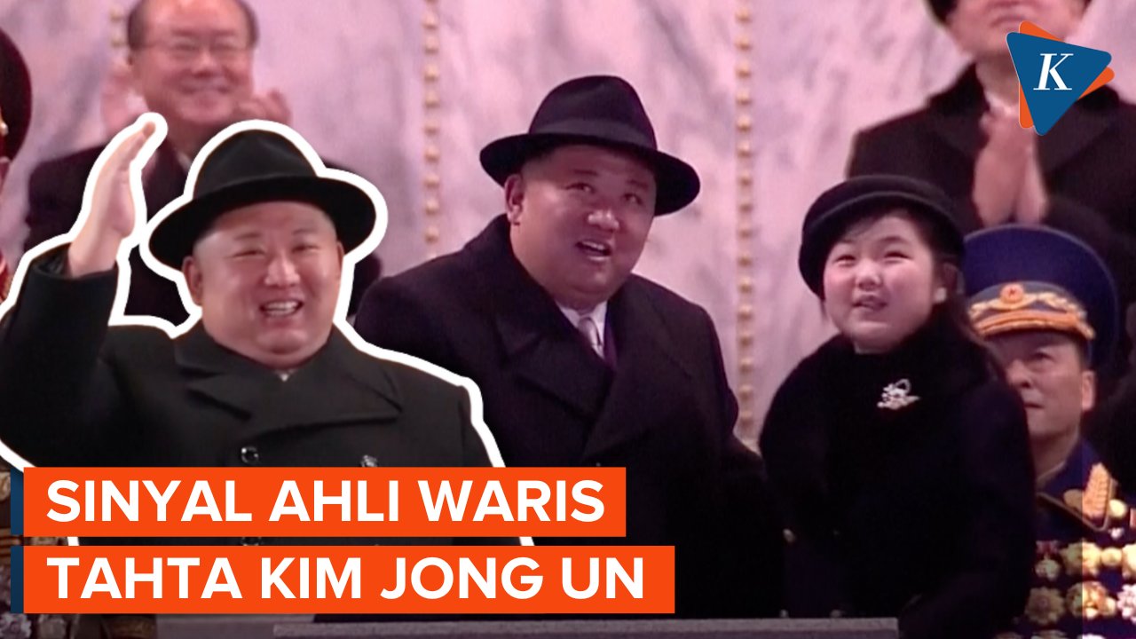 Kim Jong Un Ajak Putrinya Nonton Parade Militer, Sinyal Jadi Penerus Pemimpin Korut?