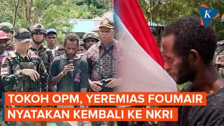 Tokoh OPM Ini Akhirnya Kembali ke NKRI karena Rindu Anak-Istri
