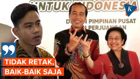 Gibran Bantah Hubungan Jokowi dengan Megawati Retak 