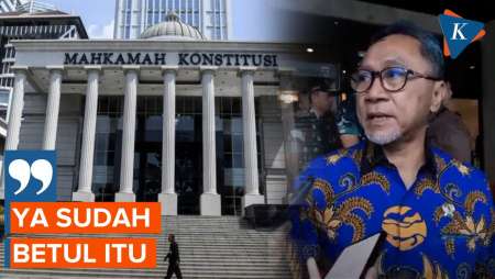 MK Perintahkan Revisi Ambang Batas Parlemen, Zulhas: Sudah Betul Itu