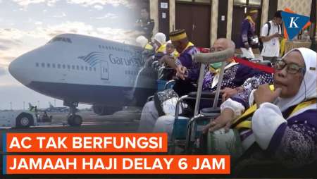 AC Pesawat Garuda Tak Berfungsi, Jemaah Haji Embarkasi Makassar “Delay” 6 Jam