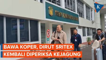 Dirut Sritex Kembali Diperiksa Kejagung soal Dugaan Korupsi, Bawa Koper Isi Dokumen