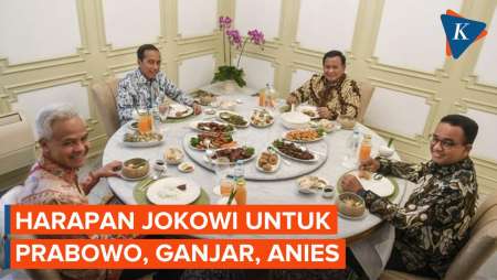 Harapan Jokowi ke Prabowo, Ganjar, dan Anies